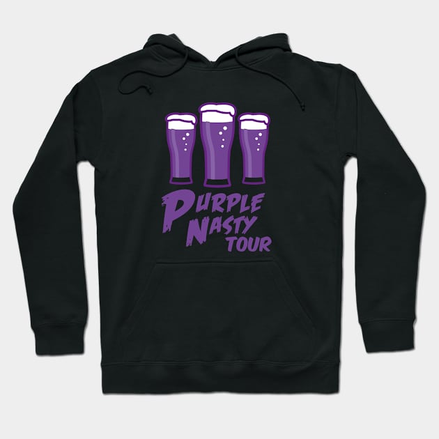 Purple Nasty Tour Hoodie by dizzycat-biz